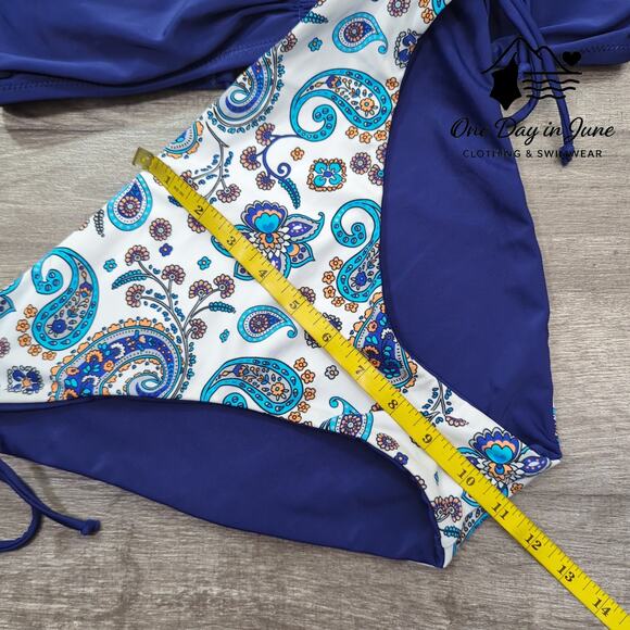 Cupshe Braided Back Tie Side Bikini Swimsuit Size XL - Picture 5 of 6